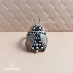 Oxidised Beetle Ring