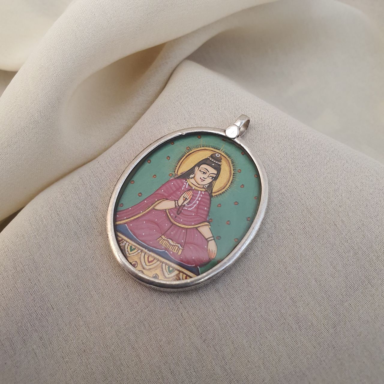 Buddha Painted Pendant