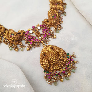 Gandaberunda Kundan Neckpiece