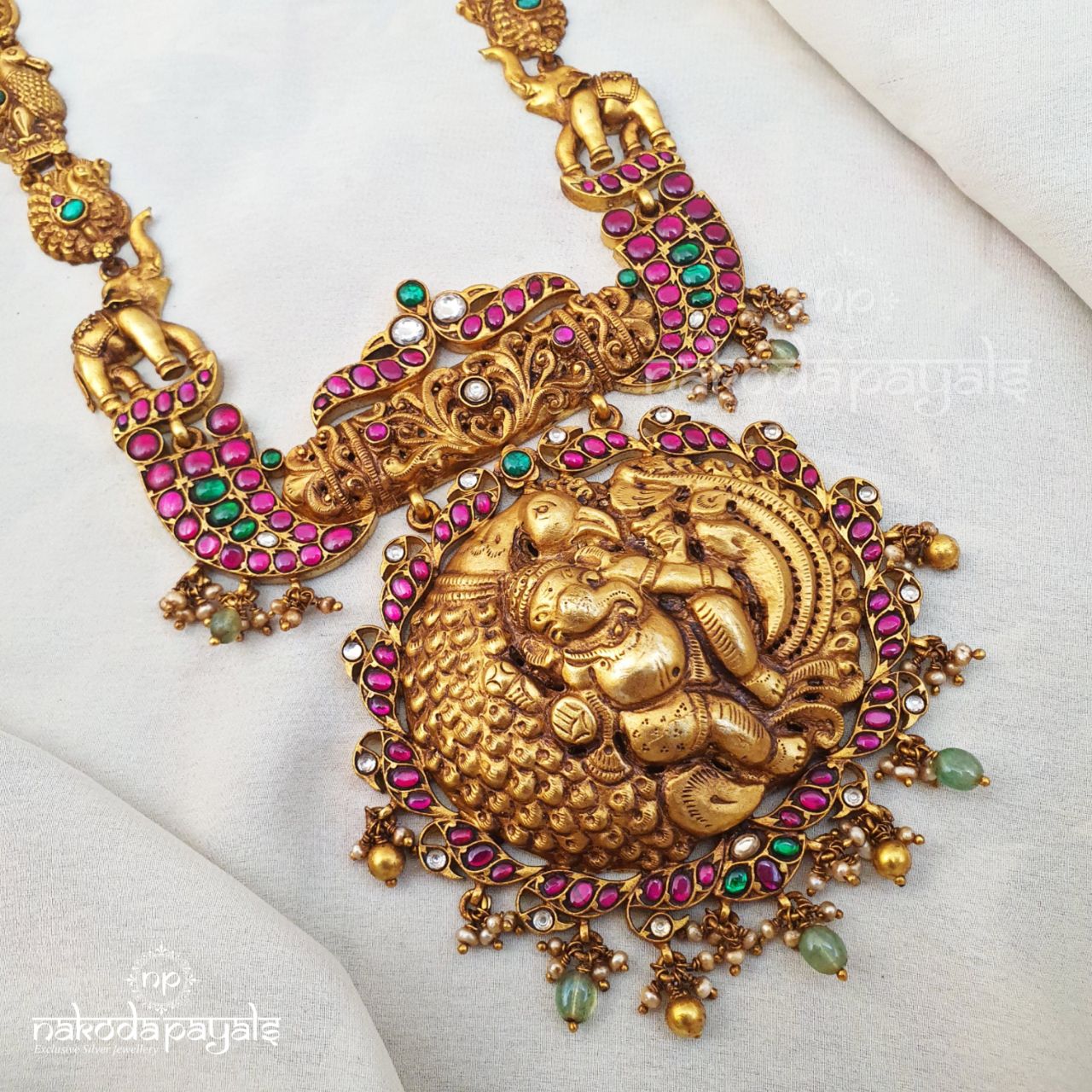 Ganesha Kundan Neckpiece