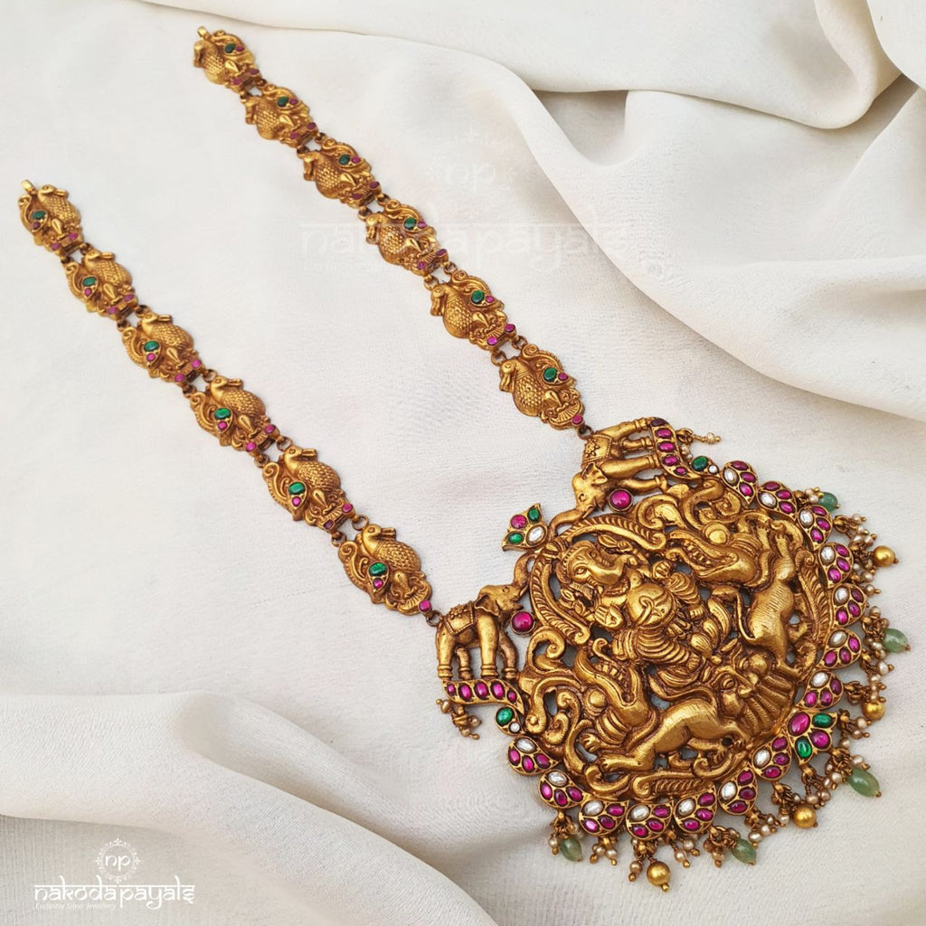 Ganesha Peacock Neckpiece