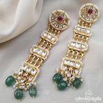 Long Kundan Chandbali (Ge3955)