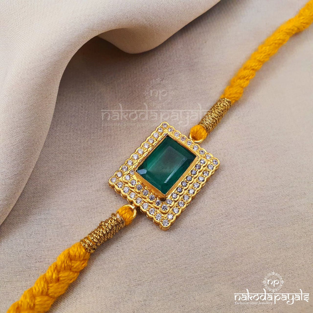 Bold Emerald Rakhi R5324