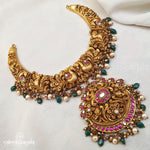 Nakshi Peacock Kundan Neckpiece