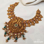 Perching Peacock Kundan Neckpiece