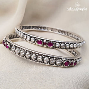 Pink Bangle Pair