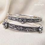 Quad White Bangle Pair