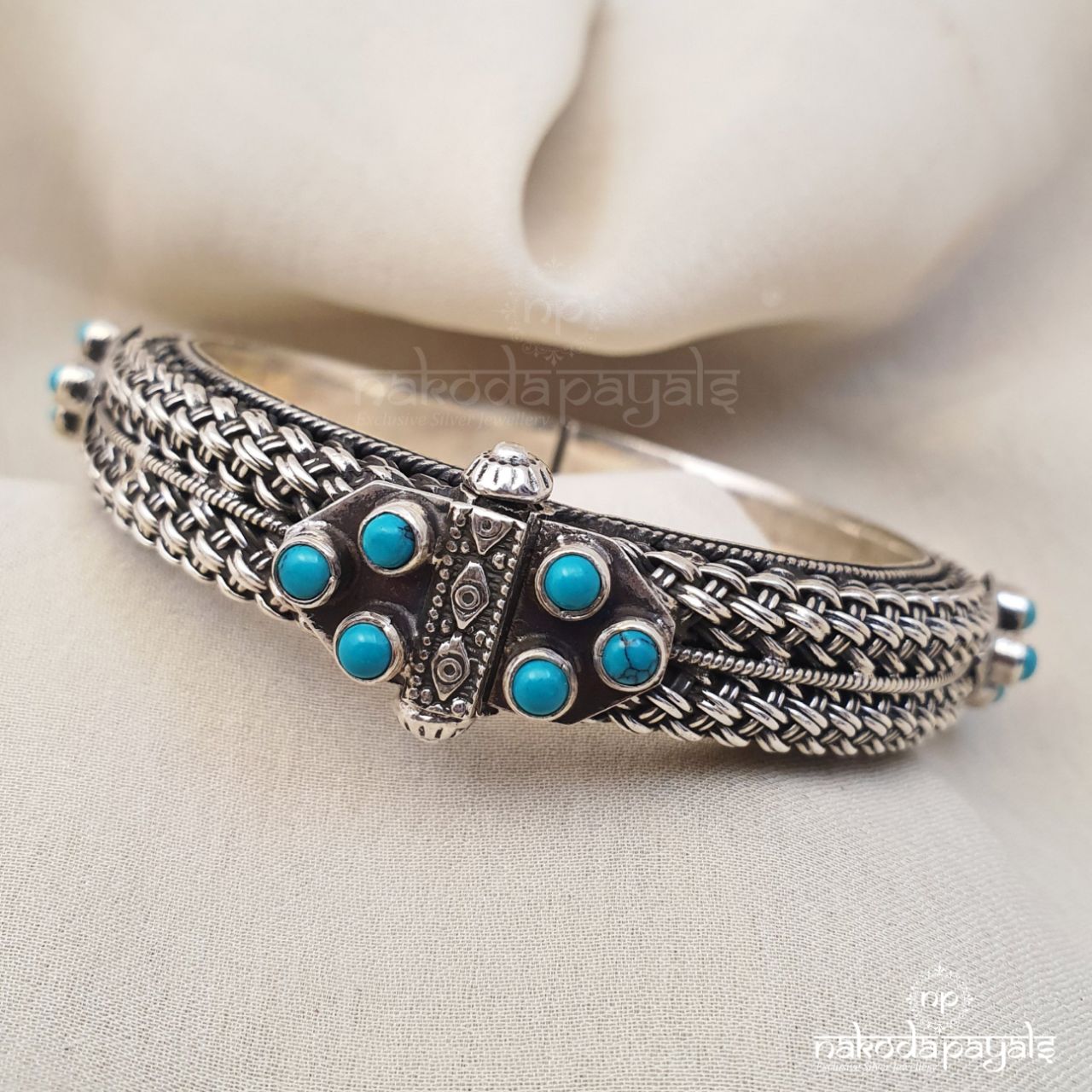 Turquoise Openable Kada Single (2.4)