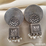 Circumed Studded Square Jhumka