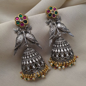 Chirping Parrot Jhumka