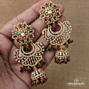 Striking CZ Jhumka