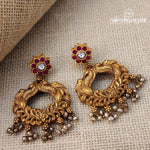 Floral Studded Chandbali (Ge4348)