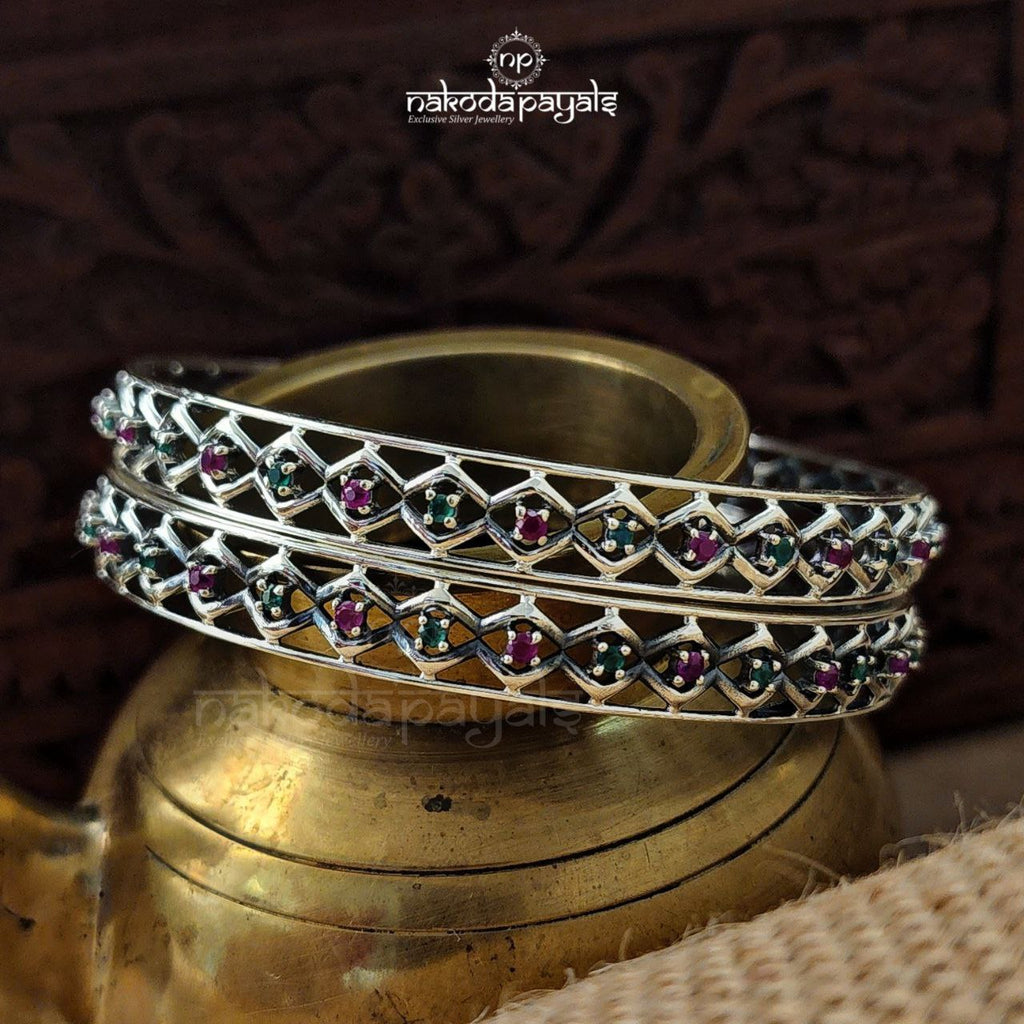 Diamond Cut Bangle Pair (K3608)