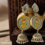 Ganesha Painted Jhumka (Dt0515)