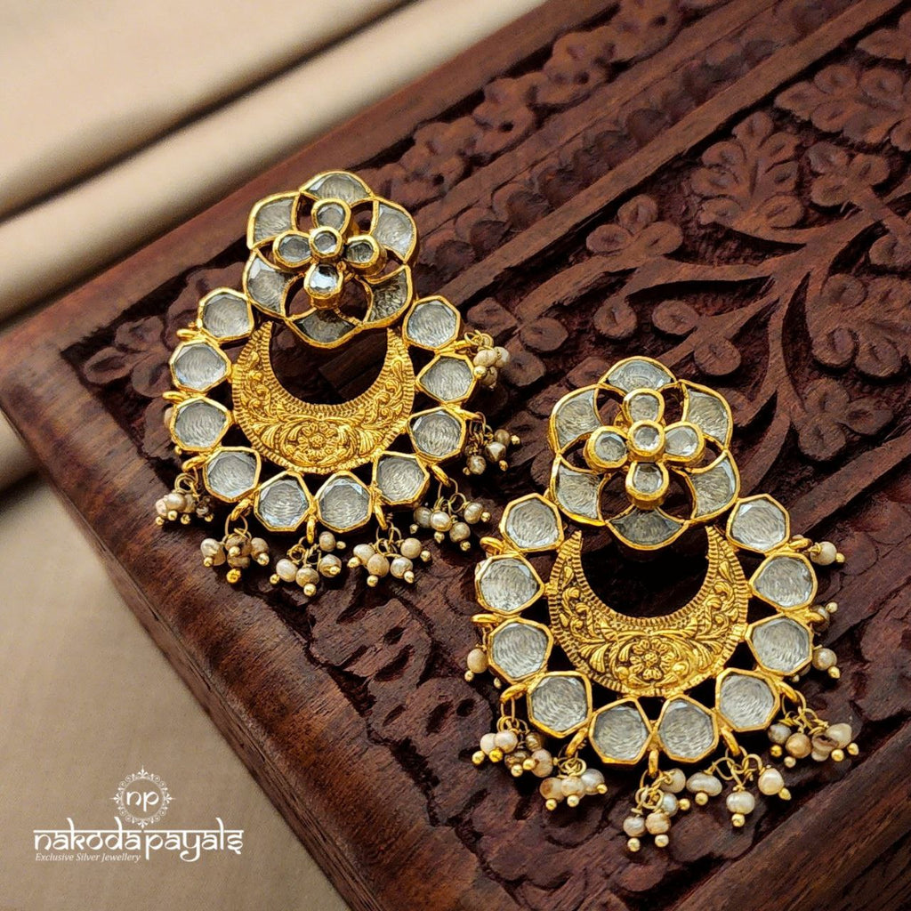 Striking Kundan Chandbali (Ge4543)