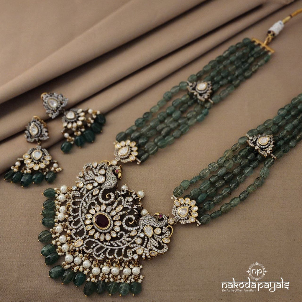 Picturesque Neckpiece With Earrings (GN5119)