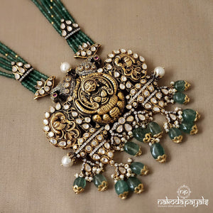 Lakshmi Neckpiece With Earrings (GN5164)