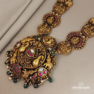 Imperial Nakshi Lakshmi Elephant Neckpiece (GN5270)