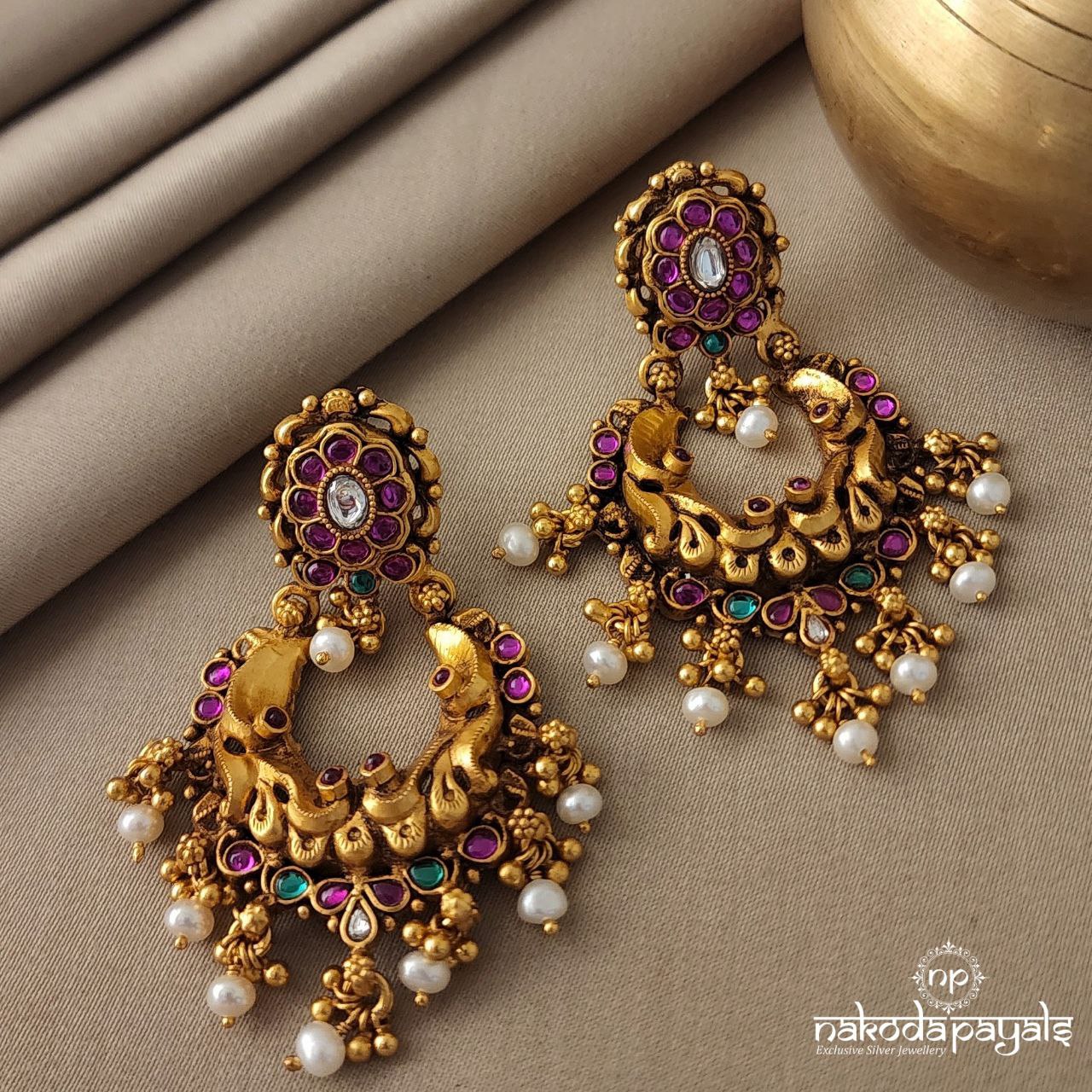 Lovely Kundan Chandbali (Ge4750)