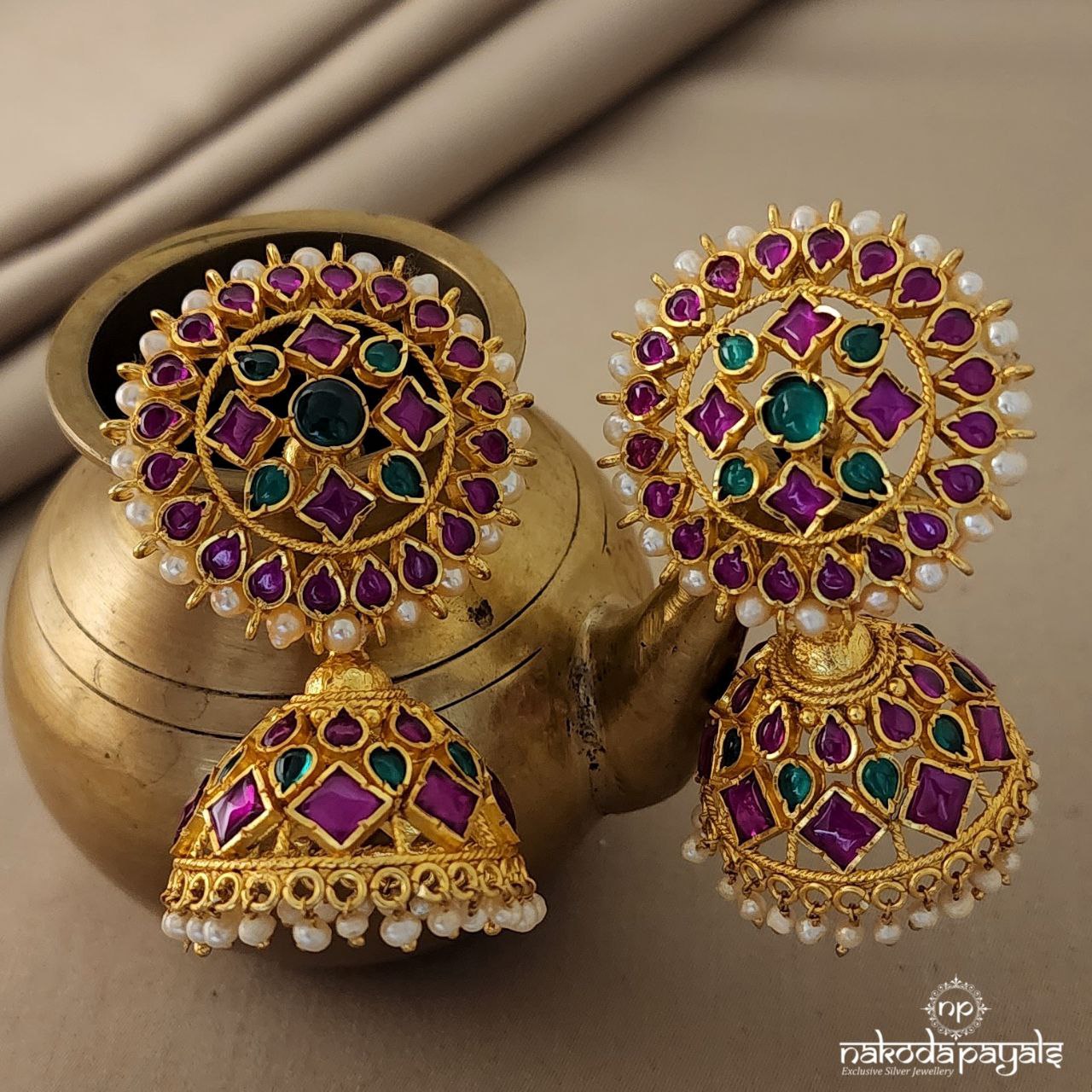 Bliss Pearly Jhumka (Ge4774)