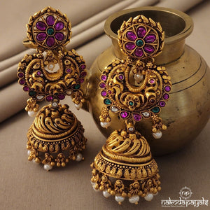 Blossom Floral Jhumka (Ge4776)