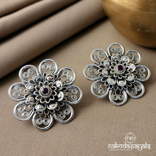 Multi Petal Flower Studs (S4399)