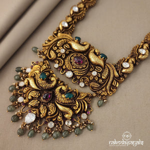 Sequential Peacock Neckpiece (GN5311)