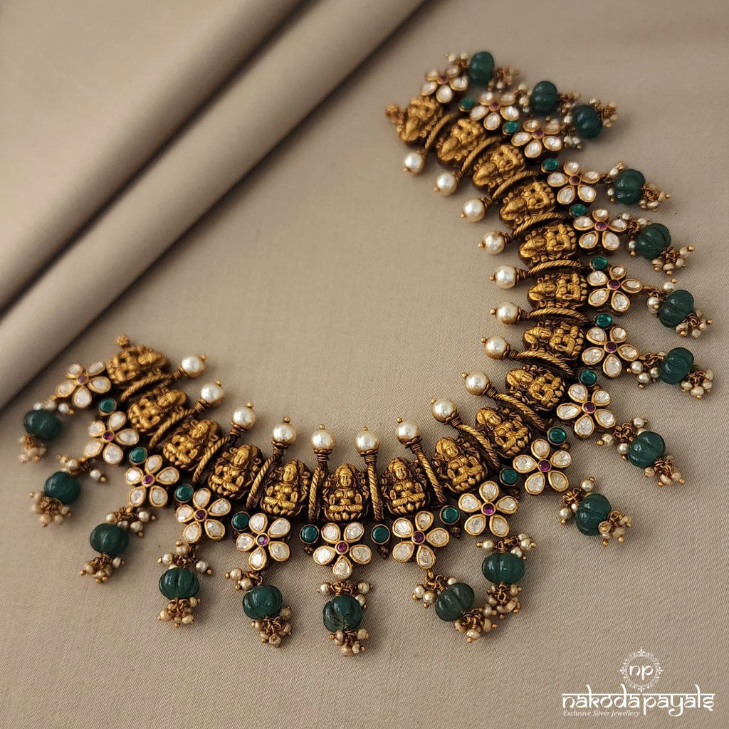Pearl Crowned Lakshmi Neckpiece (GN5317)