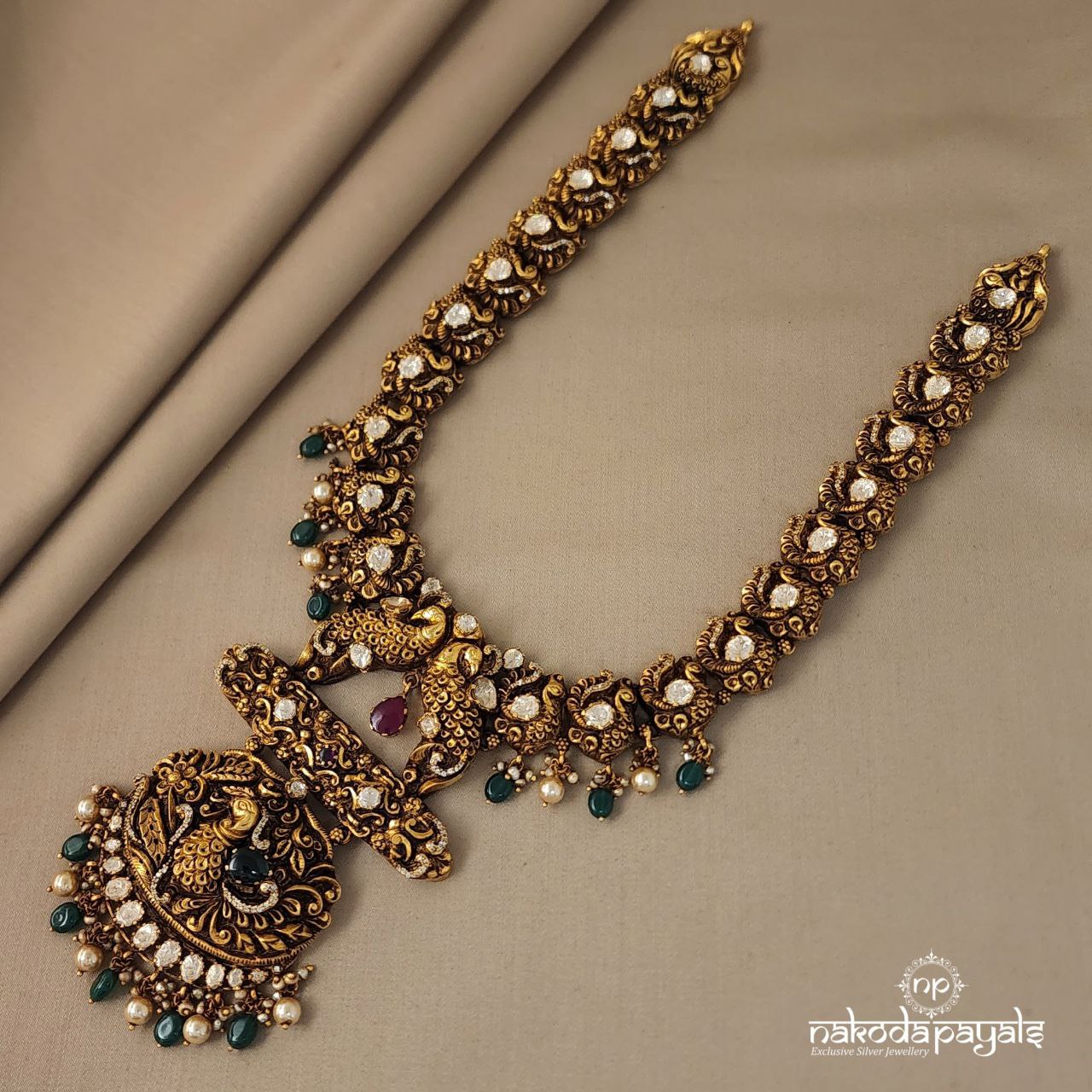 Princely Peacock Neckpiece (GN5322)