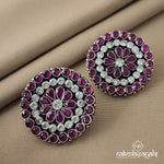 Blossom Cutstone Studs (S4442)