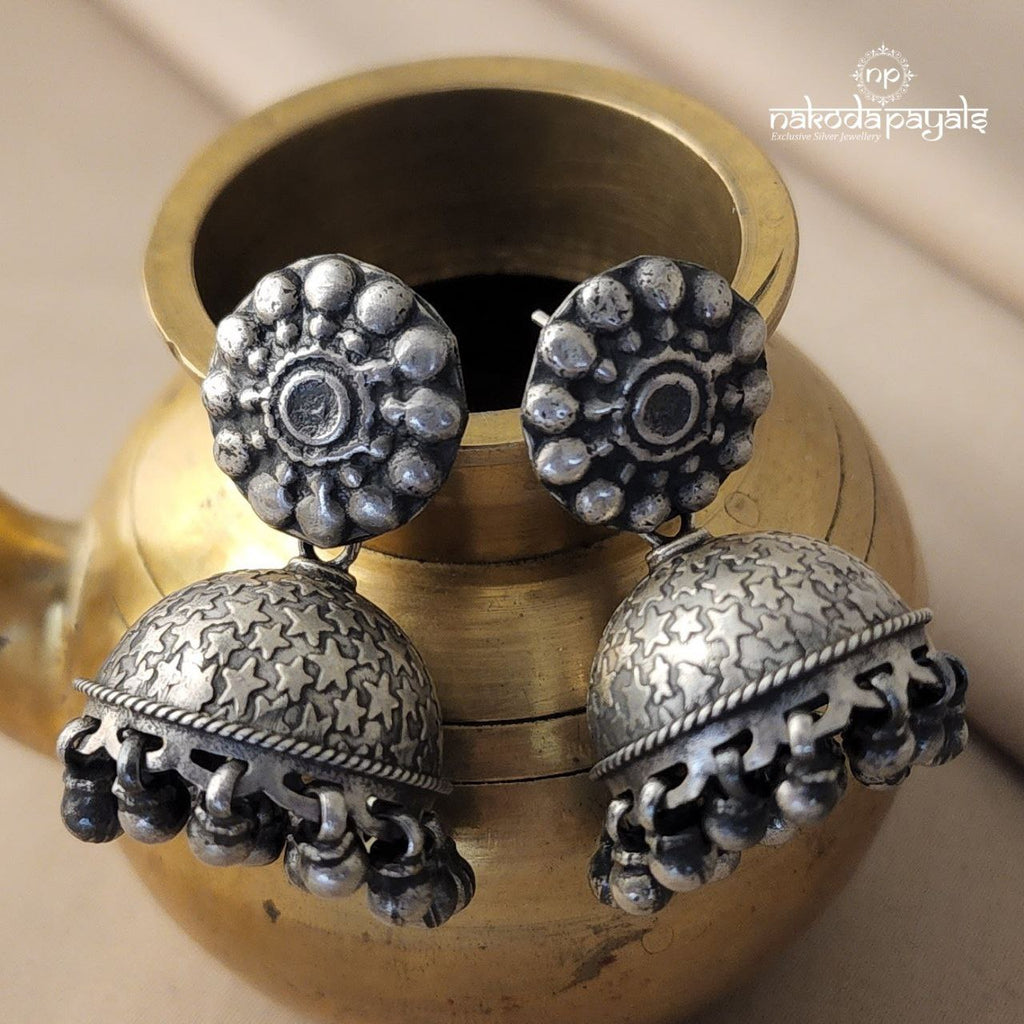 Little Star Oxidised Jhumka (J4517)