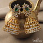 Glossy Green Jhumka (Ge4864)