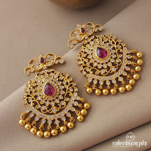 Ravishing Cutstone Chandbali (Ge4962)