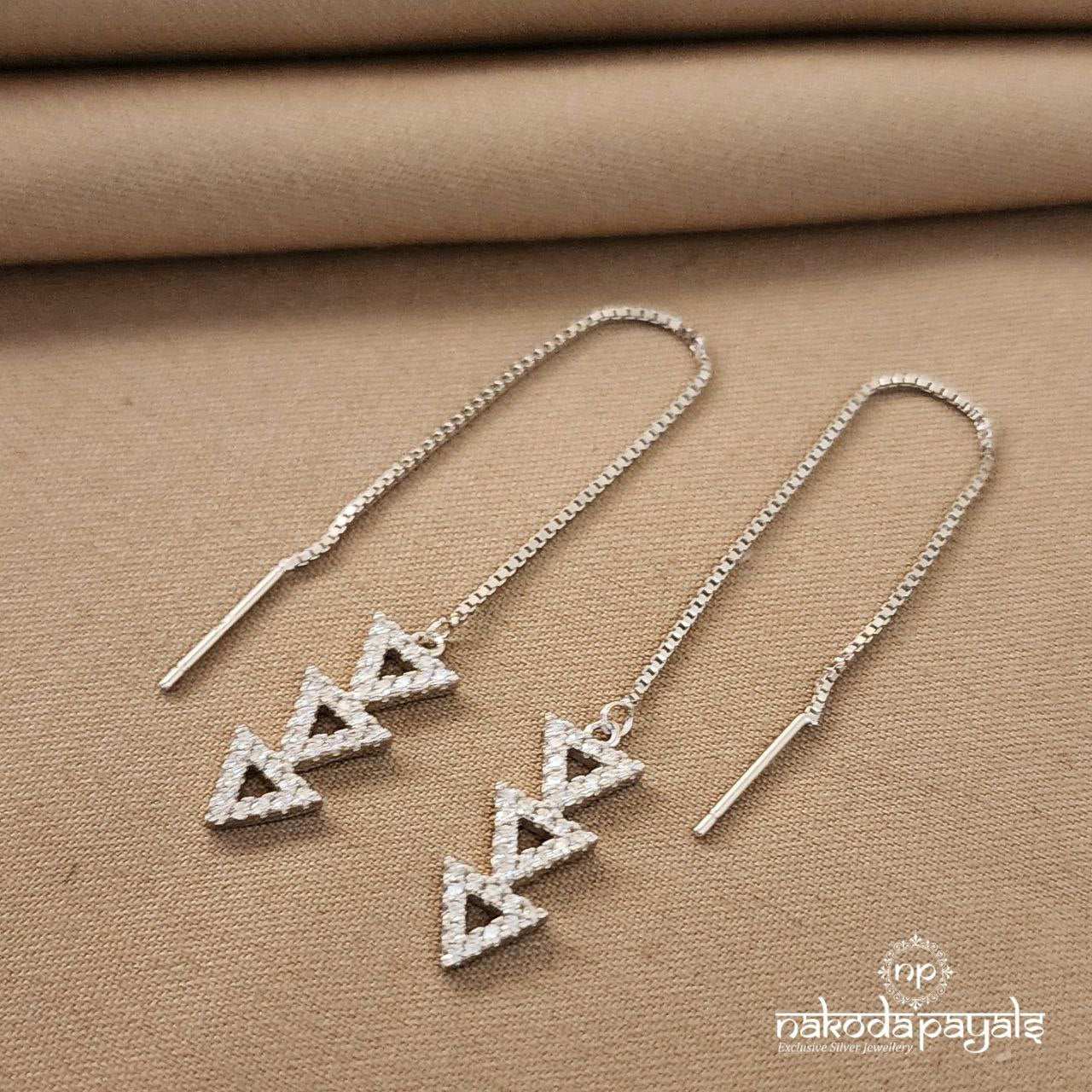 Sui-Dhaga Triangle Earrings (ST1384)