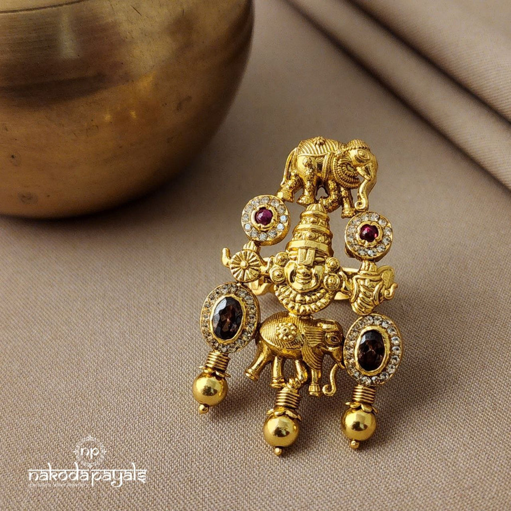 Venkateshwara Finger Ring (F2073)