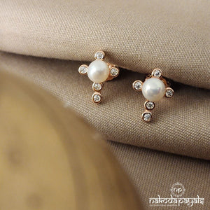 Cutesy Rose gold Studs (ST1467)