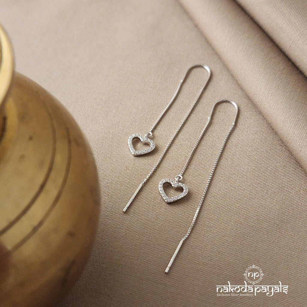 Sui-Dhaga Heart Earrings (ST1500)