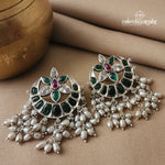 Green Moon Guttapusalu Studs (S4558)