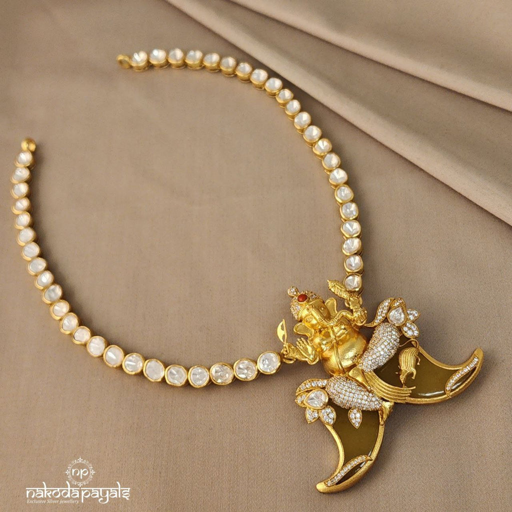 Ganesha Nailed Neckpiece (GN5590)