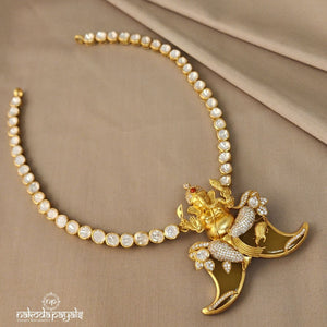 Ganesha Nailed Neckpiece (GN5590)