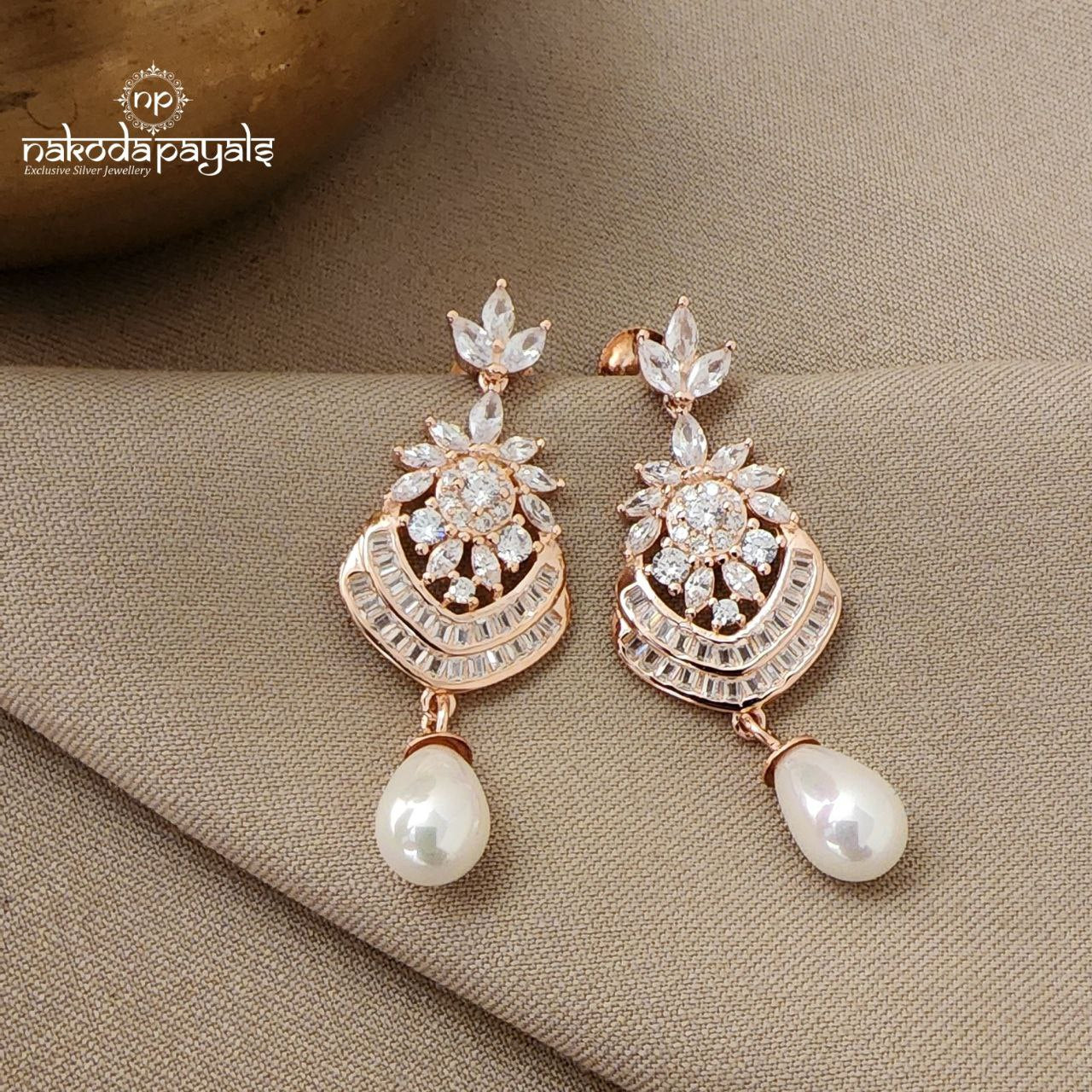 Cliquish Pearl Drop Earrings (ST1553)