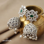 Glossy Green Jhumka (J4647)