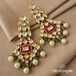 Rectangular Kundan Chandbali (Ge5374)