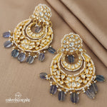 Floral Kundan Chandbali (Ge5378)