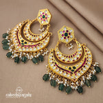 Impressive Kundan Chandbali (Ge5384)