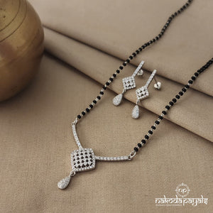 Square Mangalsutra With Earrings (MS0320)