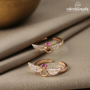 Angel Wings Toerings Pair (T2521)