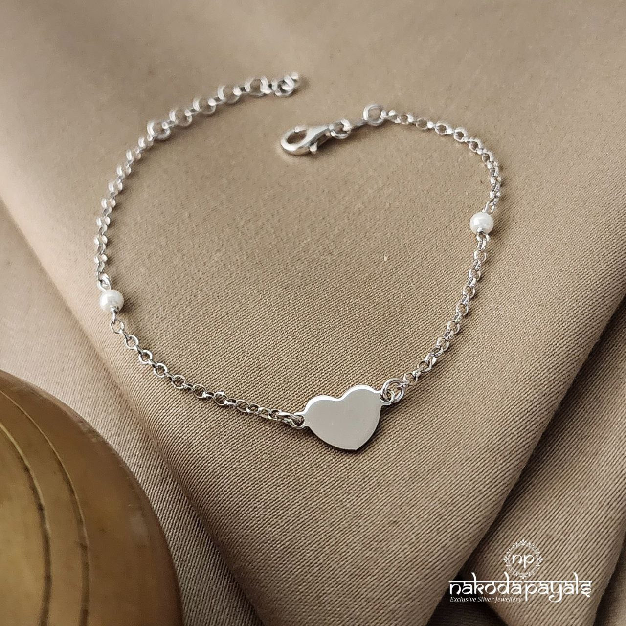 Pearl Heart Bracelet (BR1218)