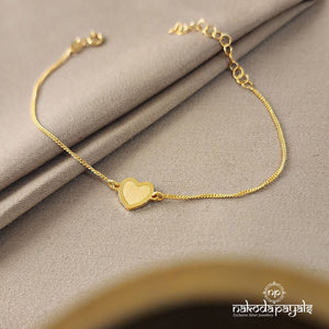 Golden Heart Bracelet (BR1206)