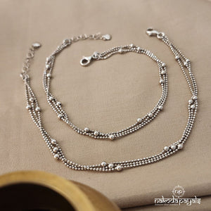 Triple Layered Anklets (A3730)